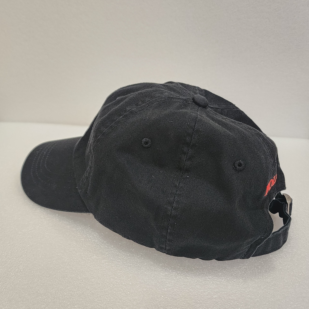 Ralph Lauren Polo Black Hat Baseball Cap Strapback  Red Pony One Size - Picture 5 of 8